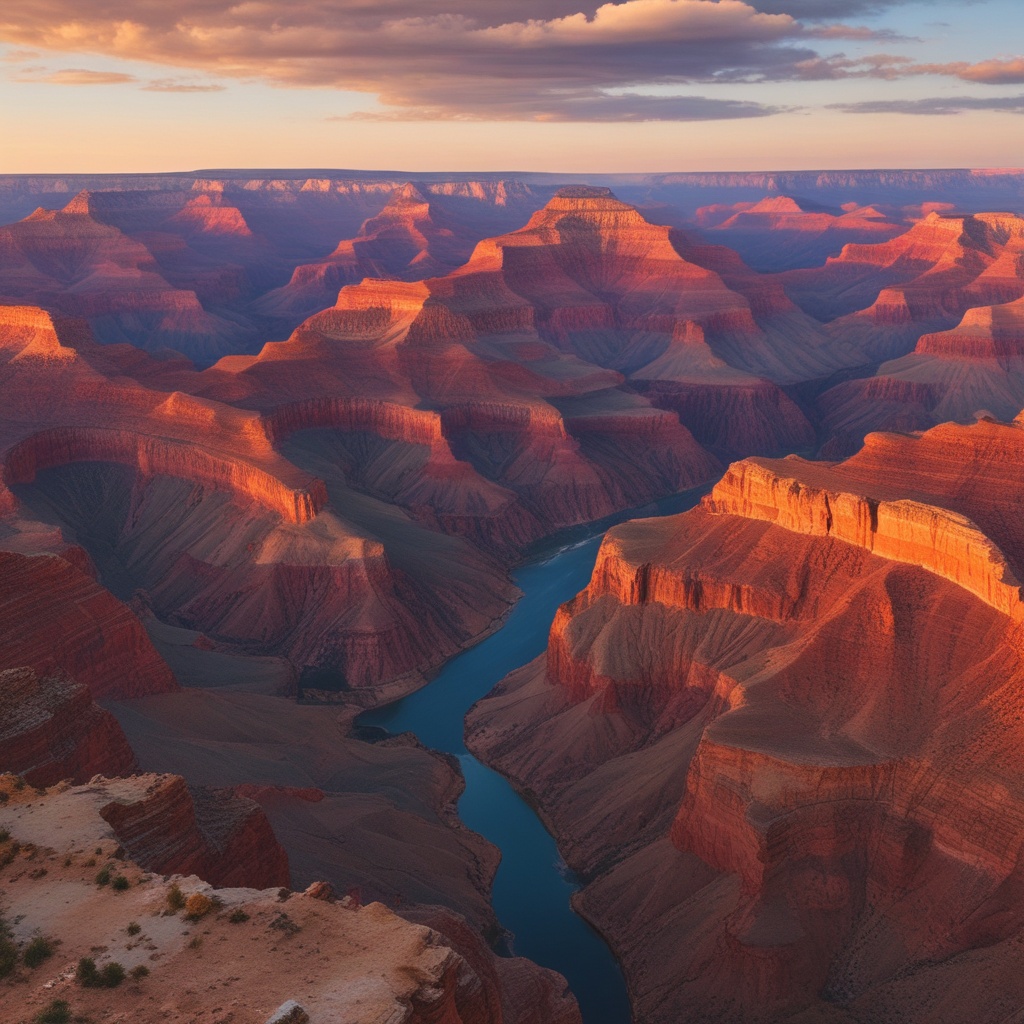 A mesmerizing view of The Grand Canyon